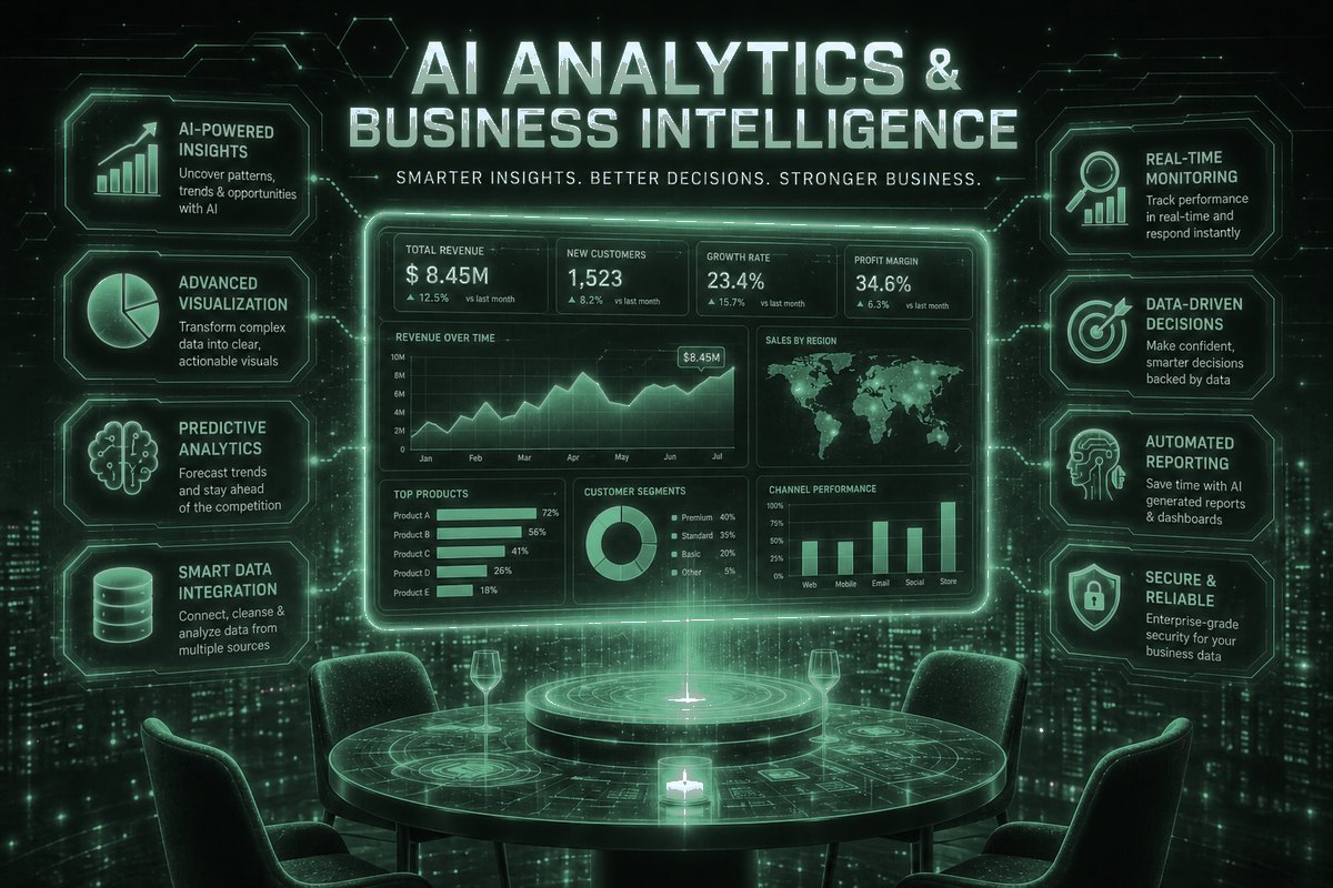 AI analytics and business intelligence