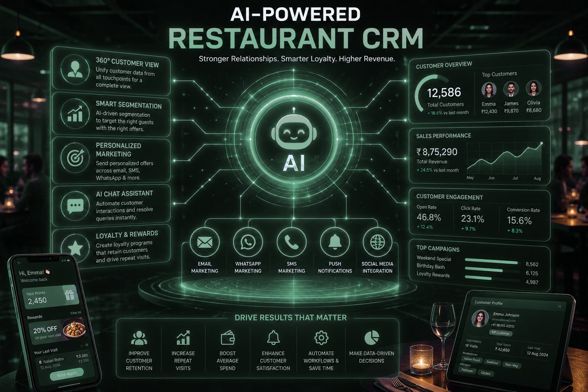 AI-powered restaurant CRM