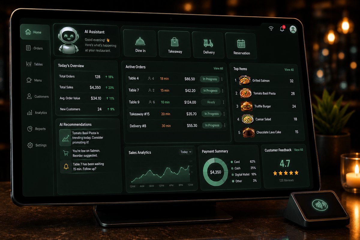 AI-powered restaurant POS